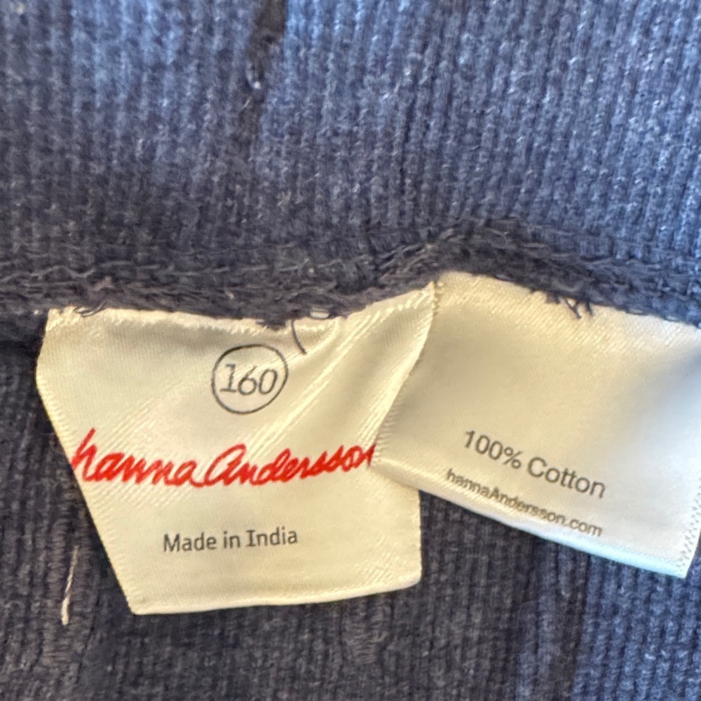 Hanna Andersson Navy organic Cotton kids sweat pants